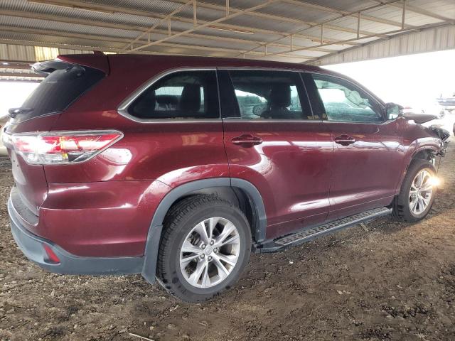 Image 3 of 2015 TOYOTA HIGHLANDER LE 2015 with VIN 5TDZKRFH4FS045385