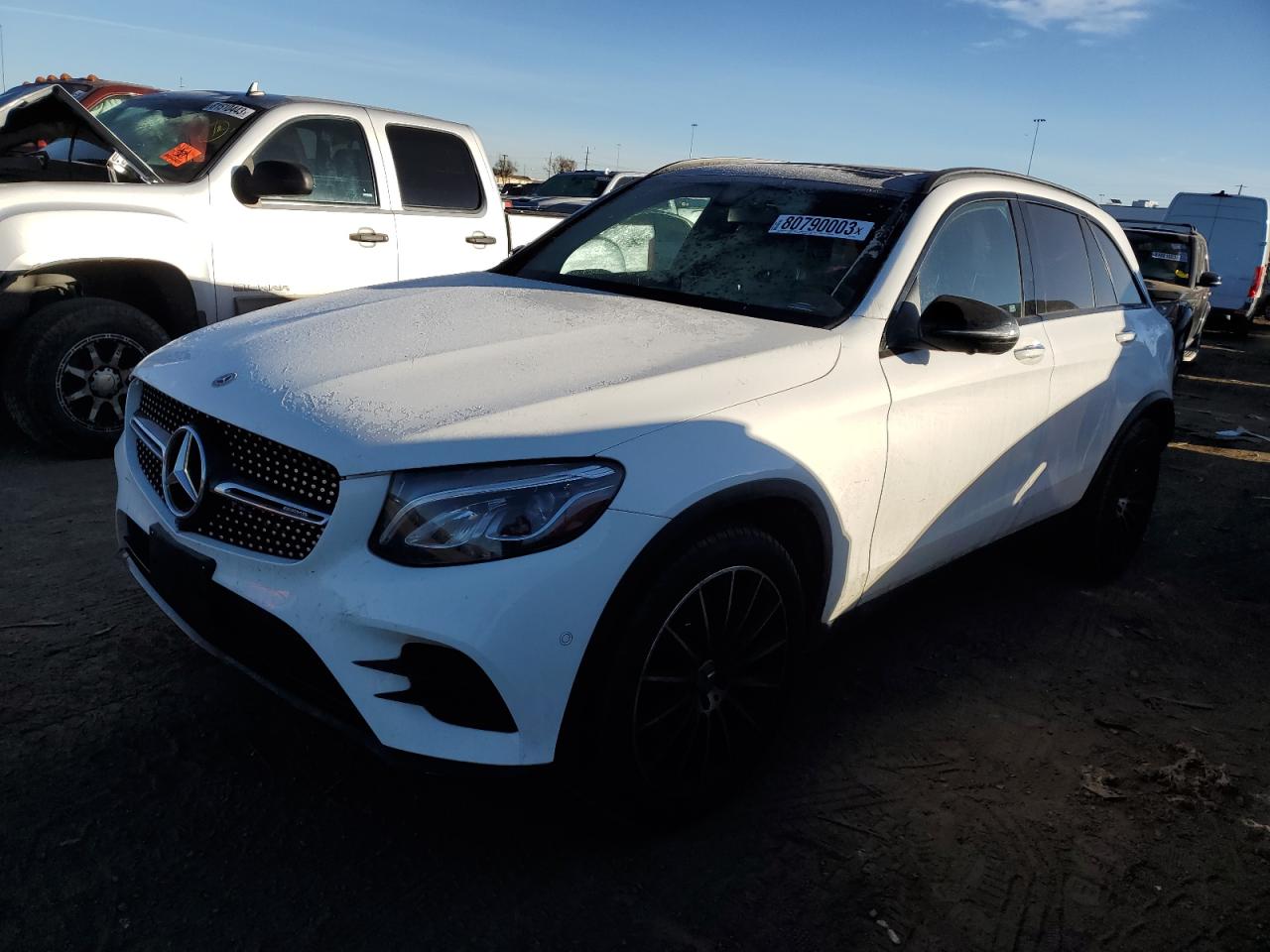 Image 1 of 2018 MERCEDES-BENZ GLC 43 4MATIC AMG 2018 with VIN WDC0G6EB9JV020688