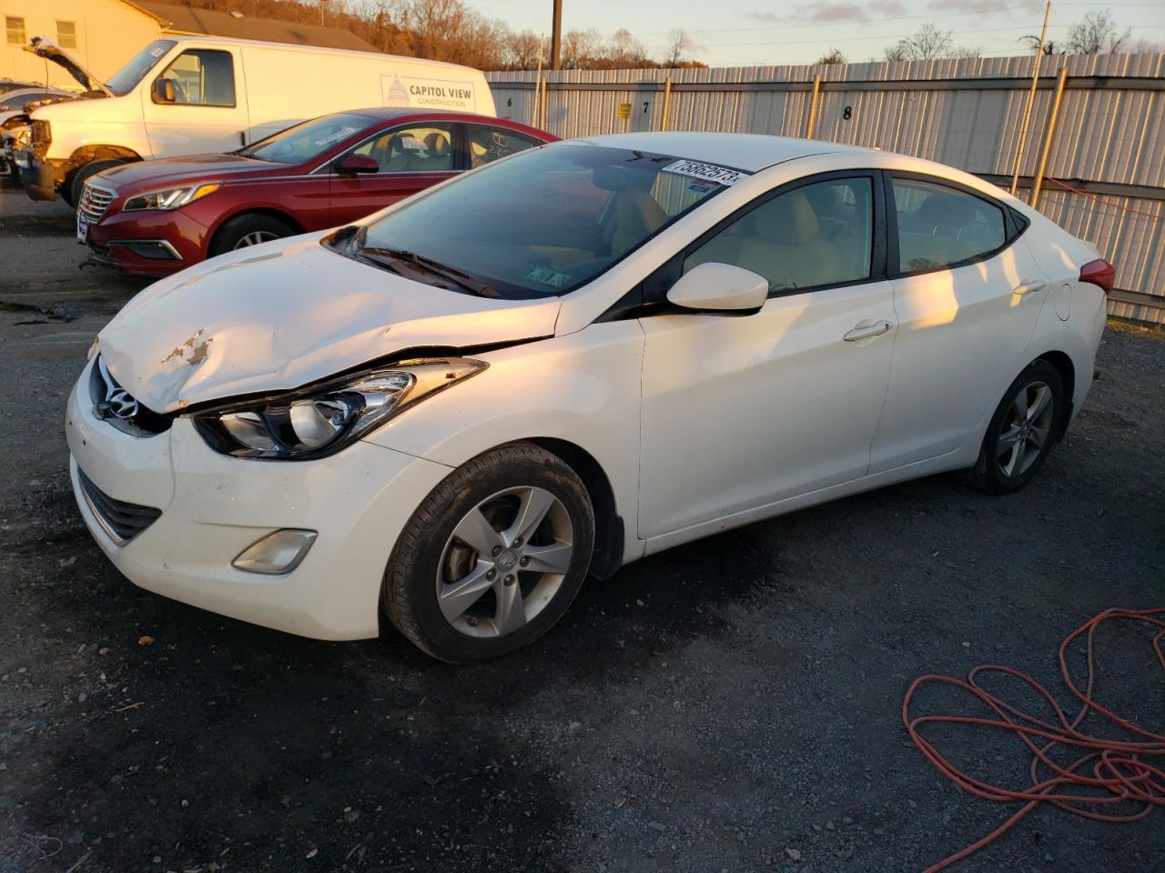 Image 1 of 2013 HYUNDAI ELANTRA GLS 2013 with VIN 5NPDH4AE0DH197322