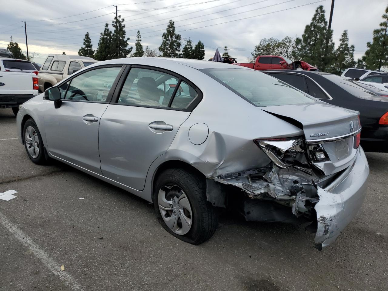 Obraz 2 z 2013 HONDA CIVIC LX 2013 z VIN 19XFB2F50DE235238