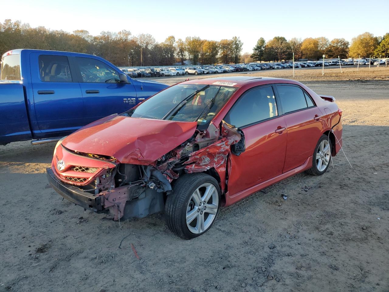 Image 1 of 2013 TOYOTA COROLLA BASE 2013 with VIN 5YFBU4EE4DP171659