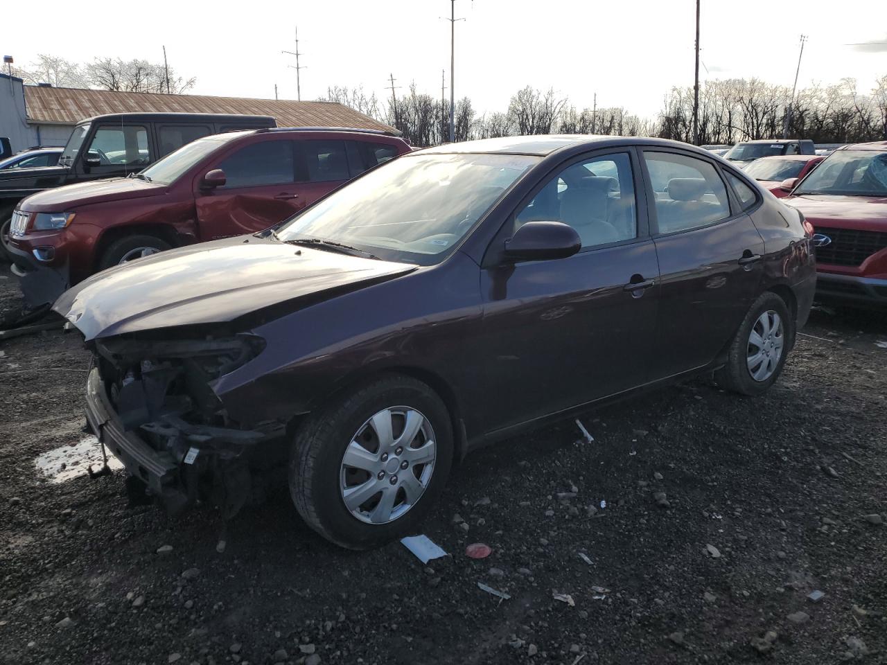 Image 1 of 2008 HYUNDAI ELANTRA GLS 2008 with VIN KMHDU46D98U571204