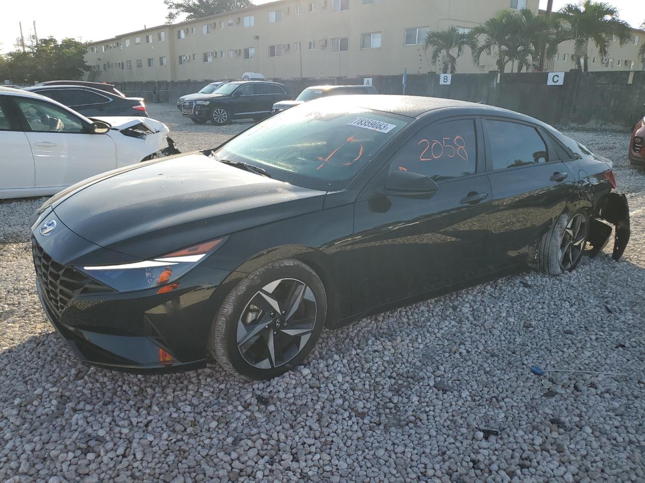 Image 1 of 2023 HYUNDAI ELANTRA SEL 2023 with VIN 5NPLS4AG4PH117930