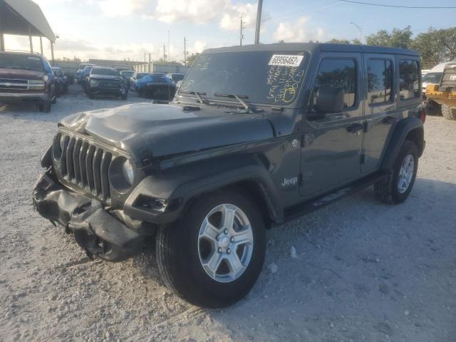 Image 1 of 2020 JEEP WRANGLER UNLIMITED SPORT 2020 with VIN 1C4HJXDG2LW286791