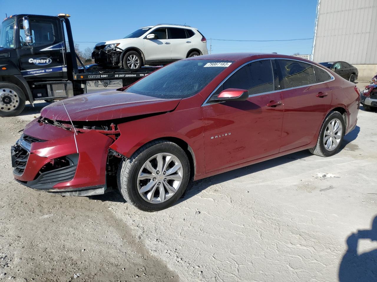 Image 1 of 2019 CHEVROLET MALIBU LT 2019 with VIN 1G1ZD5ST2KF220006