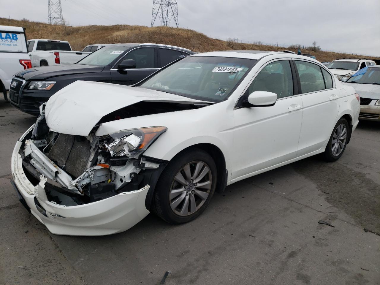 Image 1 of 2012 HONDA ACCORD EXL 2012 with VIN 1HGCP2F8XCA058005