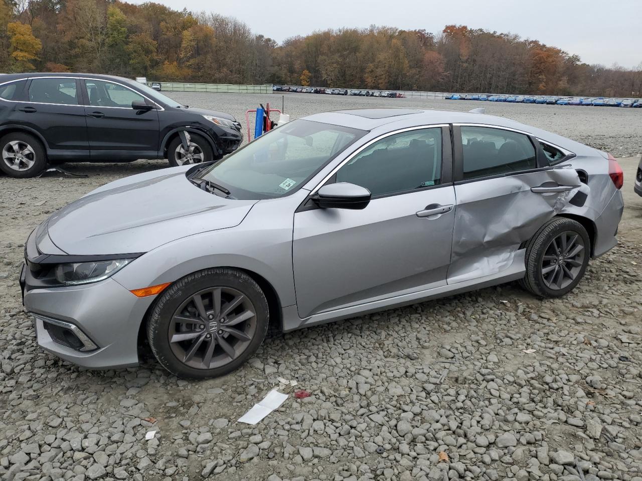 Image 1 of 2021 HONDA CIVIC EX 2021 with VIN 19XFC1F35ME201673