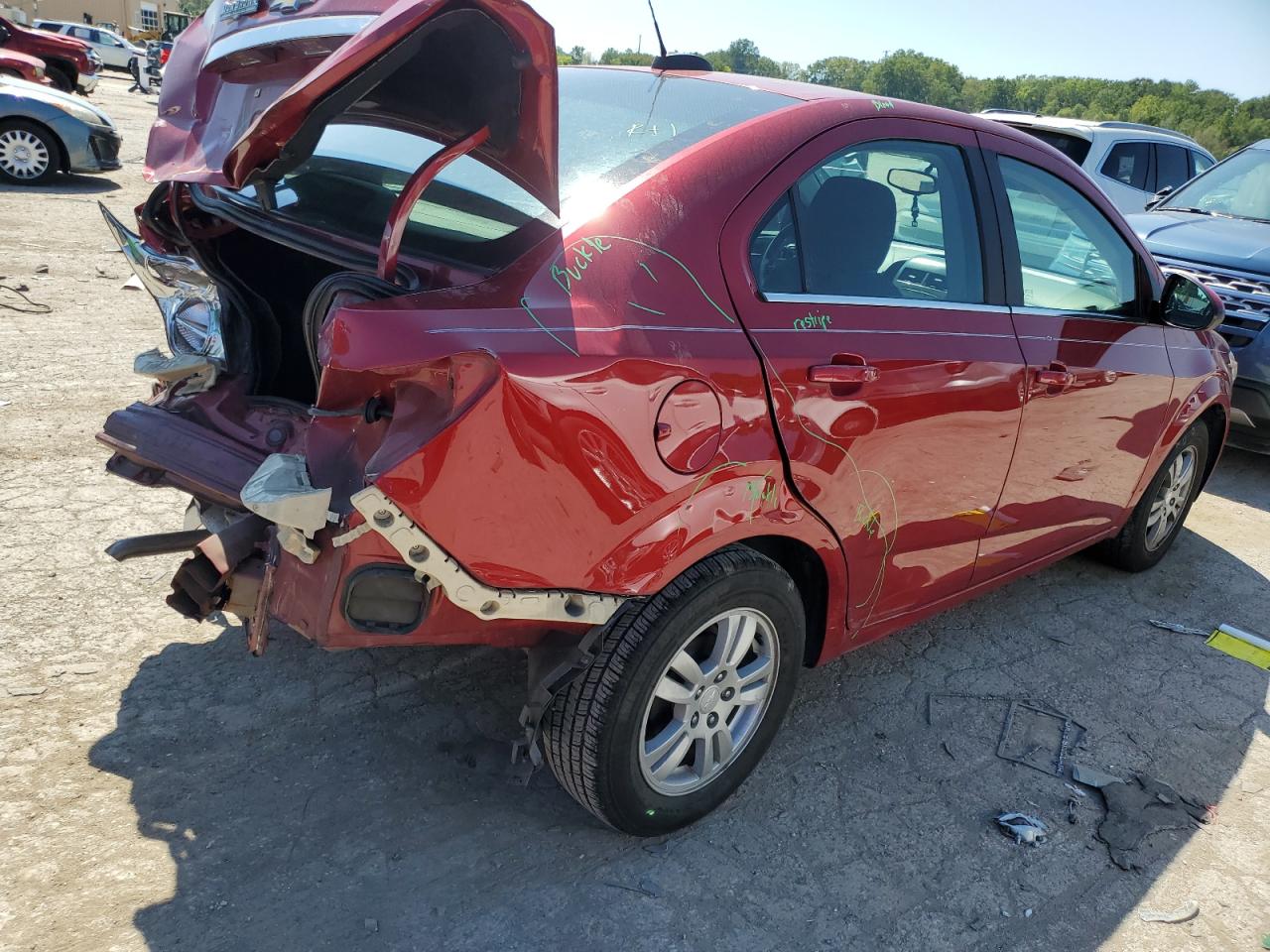 Image 3 of 2015 CHEVROLET SONIC LT 2015 with VIN 1G1JC5SHXF4157752