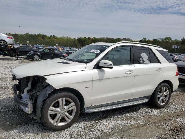Image 1 of 2012 MERCEDES-BENZ ML 350 4MATIC 2012 with VIN 4JGDA5HB0CA019045