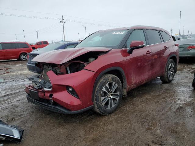 Изображение 1 2022 TOYOTA HIGHLANDER XLE 2022 с VIN 5TDGZRBH4NS566257