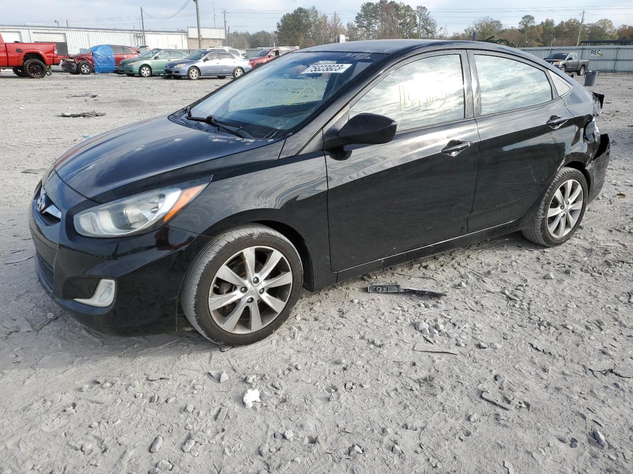 Image 1 of 2012 HYUNDAI ACCENT GLS 2012 with VIN KMHCU4AE8CU145394