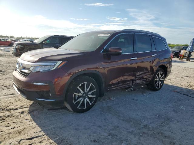 Image 1 of 2022 HONDA PILOT TOURING 2022 with VIN 5FNYF5H68NB030492