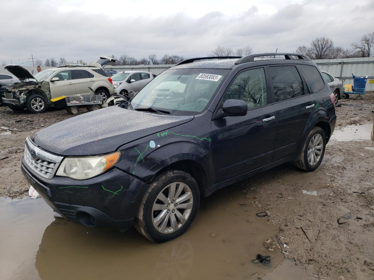 Image 1 of 2011 SUBARU FORESTER 2.5X PREMIUM 2011 with VIN JF2SHBDC1BH707423