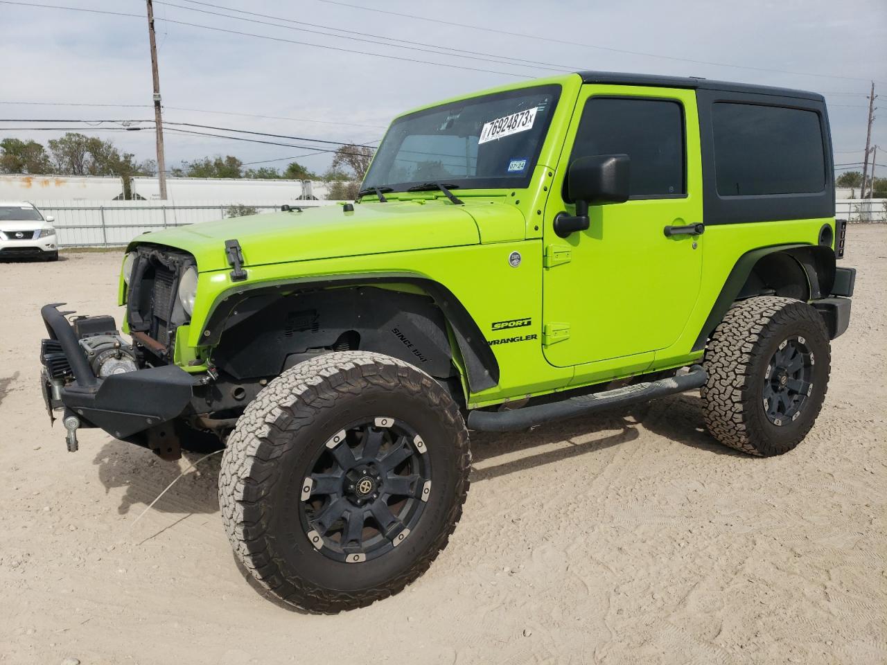 Image 1 of 2012 JEEP WRANGLER SPORT 2012 with VIN 1C4AJWAG7CL259250