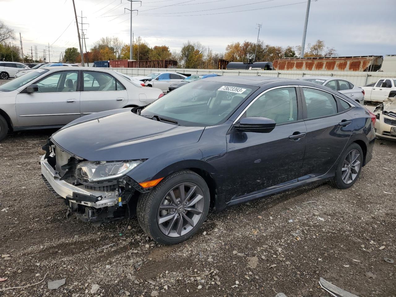 Image 1 of 2021 HONDA CIVIC EX 2021 with VIN 19XFC1F3XME005065
