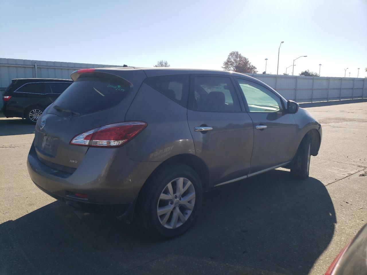 Image 3 of 2012 NISSAN MURANO S 2012 with VIN JN8AZ1MW4CW211612