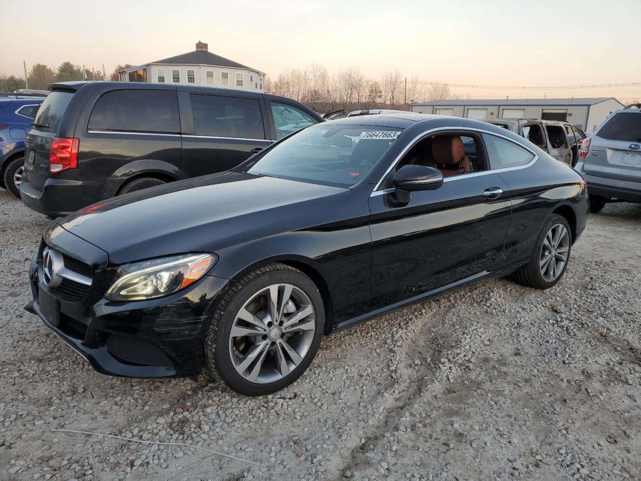 Image 1 of 2017 MERCEDES-BENZ C 300 4MATIC 2017 with VIN WDDWJ4KB3HF503243