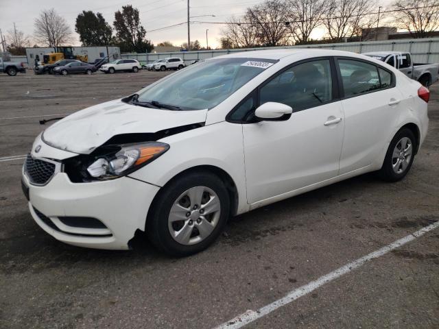 Image 1 of 2016 KIA FORTE LX 2016 with VIN KNAFK4A6XG5620413
