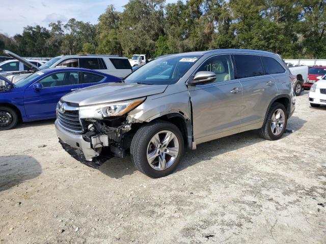 Image 1 of 2015 TOYOTA HIGHLANDER LIMITED 2015 with VIN 5TDYKRFH5FS065172