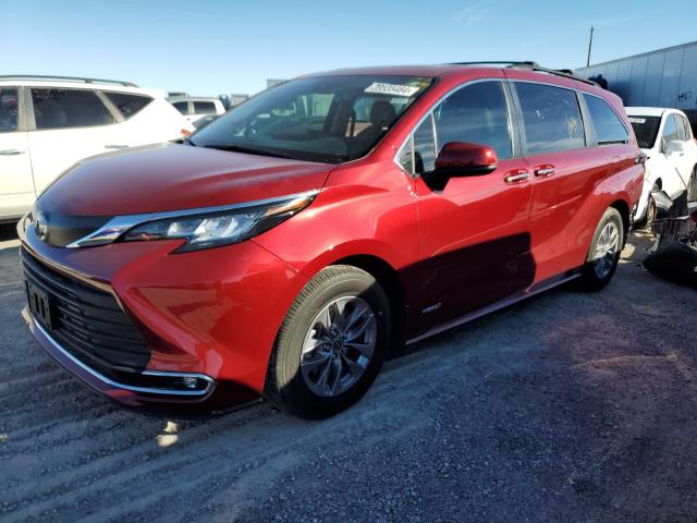 Image 1 of 2021 TOYOTA SIENNA XLE 2021 with VIN 5TDJSKFC7MS008689