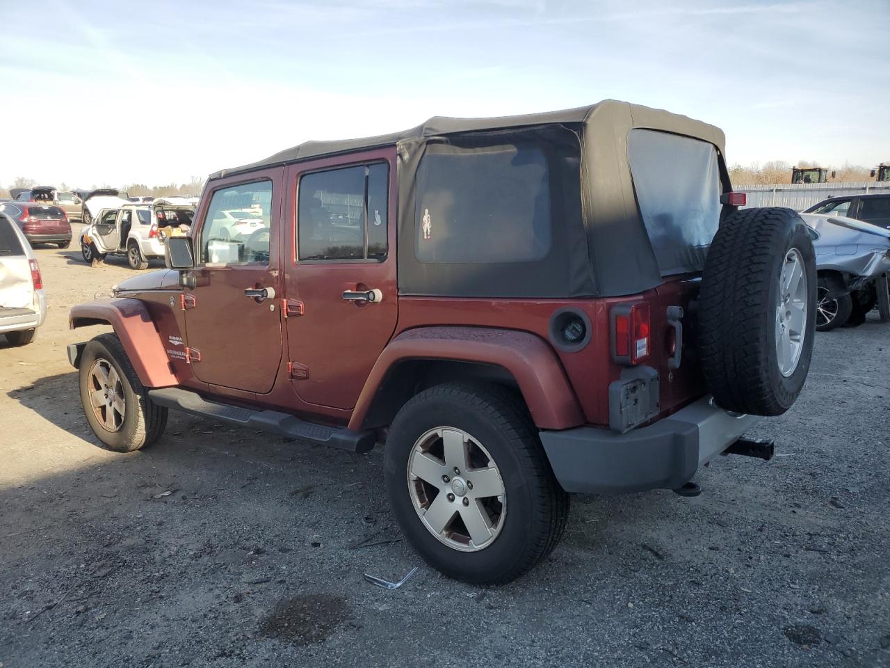 Image 2 of 2010 JEEP WRANGLER UNLIMITED SAHARA 2010 with VIN 1J4HA5H13AL155257
