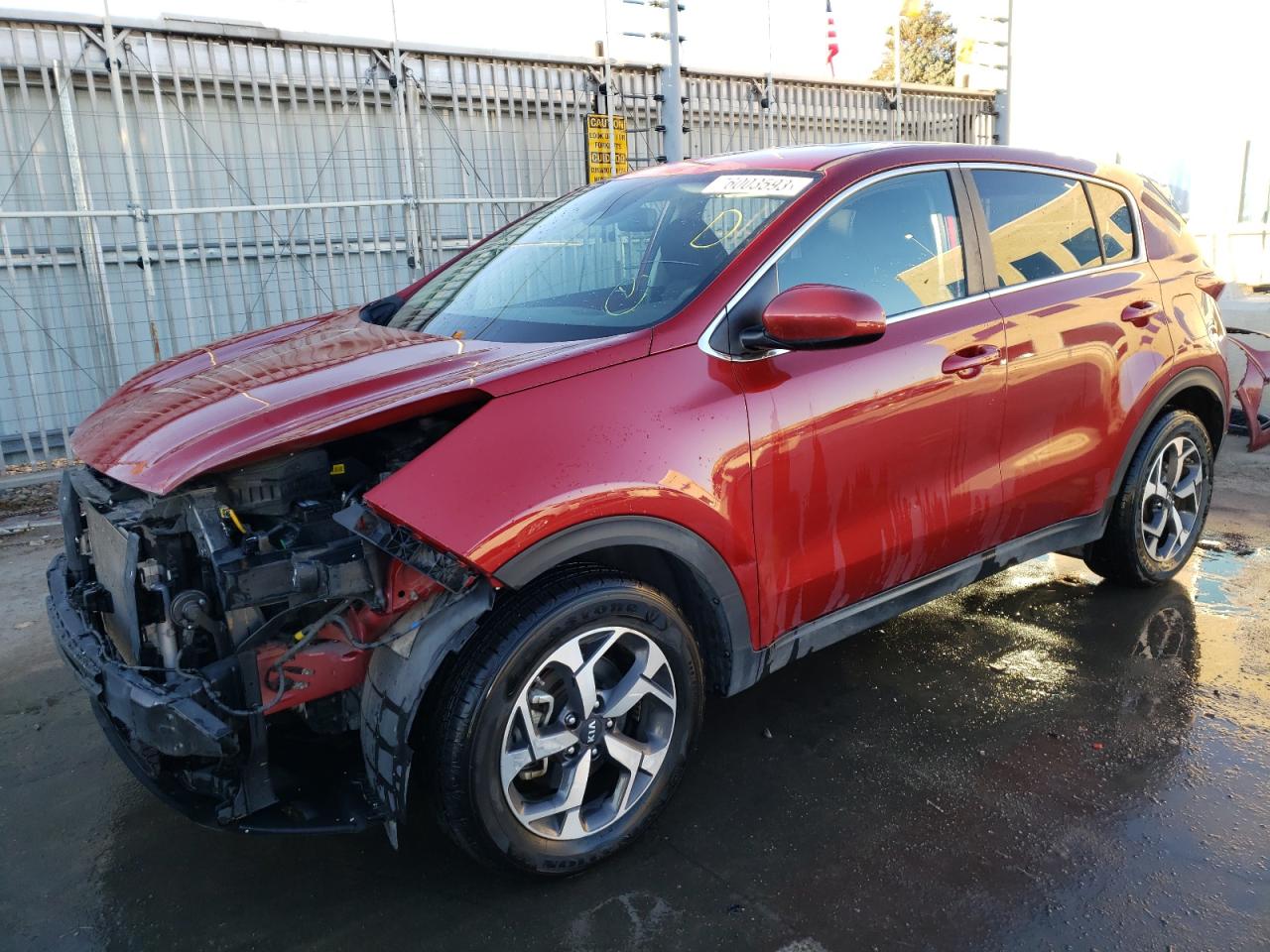 Image 1 of 2020 KIA SPORTAGE LX 2020 with VIN KNDPM3AC1L7652411