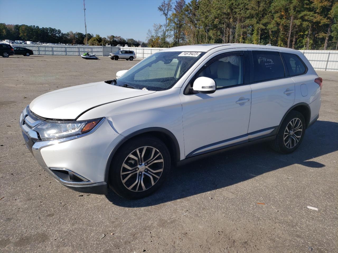 Image 1 of 2017 MITSUBISHI OUTLANDER SE 2017 with VIN JA4AD3A38HZ029945