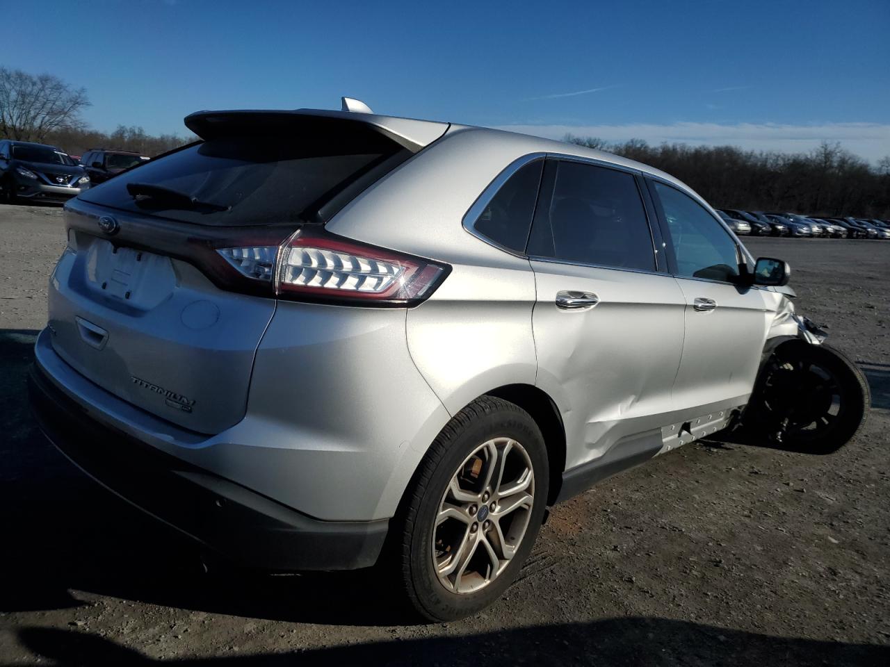 Image 3 of 2018 FORD EDGE TITANIUM 2018 with VIN 2FMPK4K91JBB07355