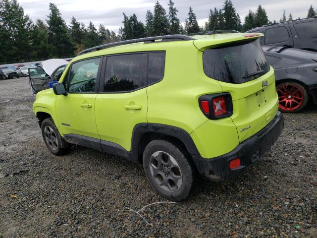 Image 2 of 2018 JEEP RENEGADE SPORT 2018 with VIN ZACCJBAB7JPH46415