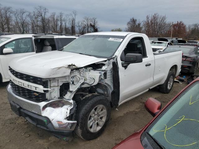 Image 1 of 2019 CHEVROLET SILVERADO C1500 2019 with VIN 3GCNWAEF0KG298393