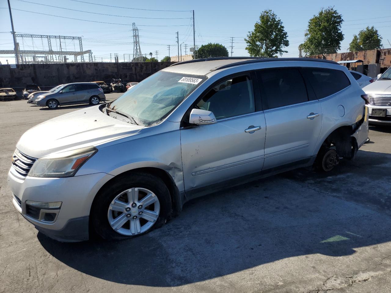 Image 1 of 2014 CHEVROLET TRAVERSE LT 2014 with VIN 1GNKRHKD2EJ113485