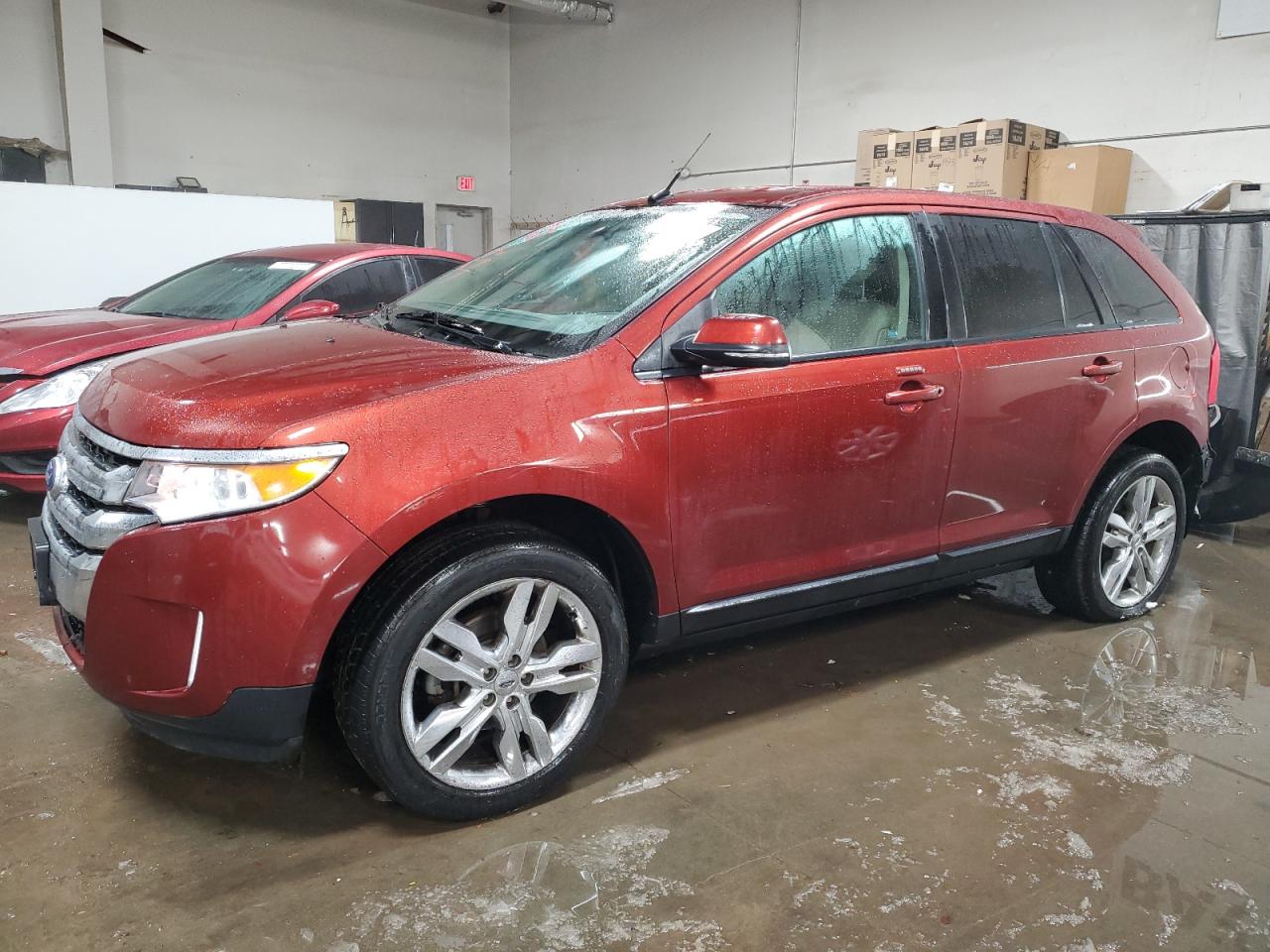 Image 1 of 2014 FORD EDGE SEL 2014 with VIN 2FMDK3JC1EBB55289
