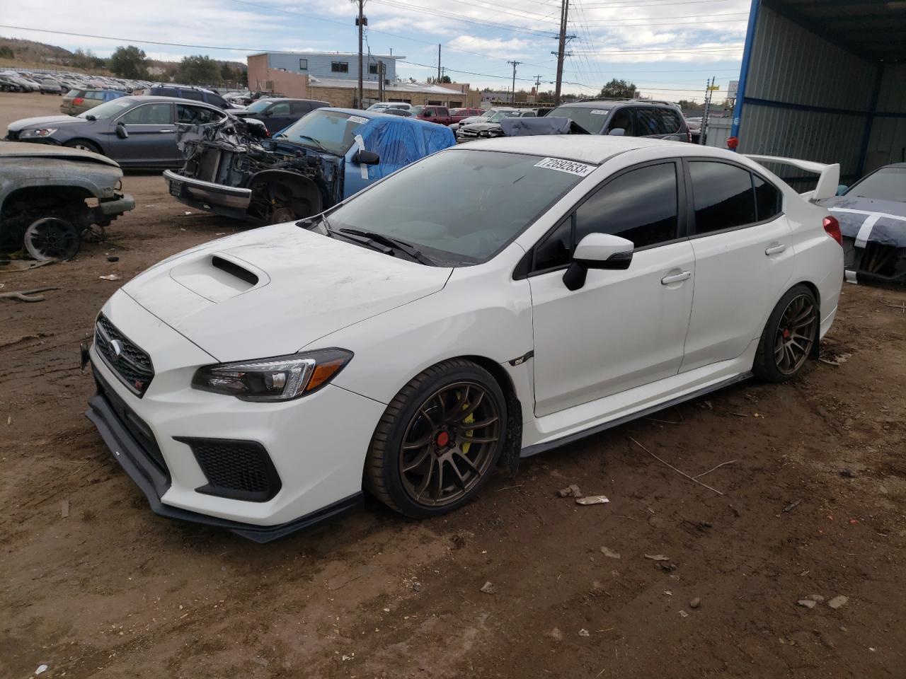 Image 1 of 2018 SUBARU WRX STI 2018 with VIN JF1VA2M64J9828715
