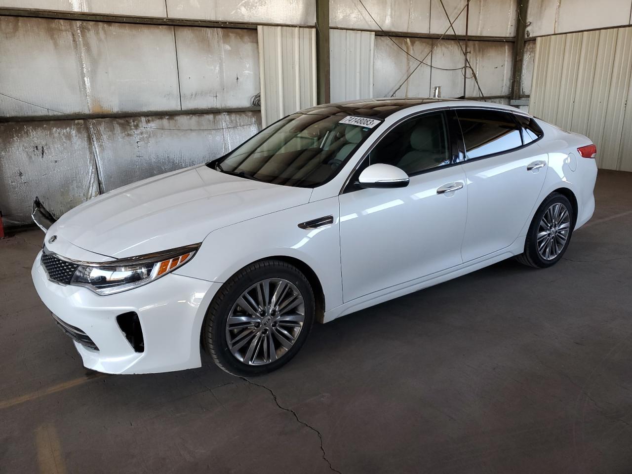 Image 1 of 2018 KIA OPTIMA EX 2018 with VIN 5XXGU4L32JG227450
