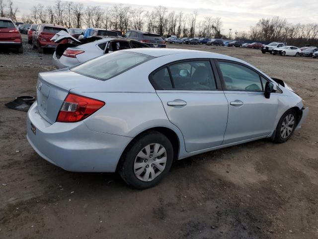 Image 3 of 2012 HONDA CIVIC LX 2012 with VIN 19XFB2F50CE353661