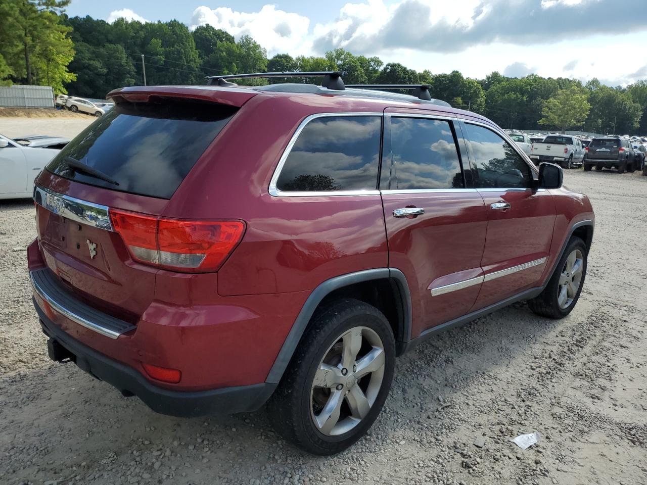 Image 3 of 2012 JEEP GRAND CHEROKEE OVERLAND 2012 with VIN 1C4RJFCG1CC113376