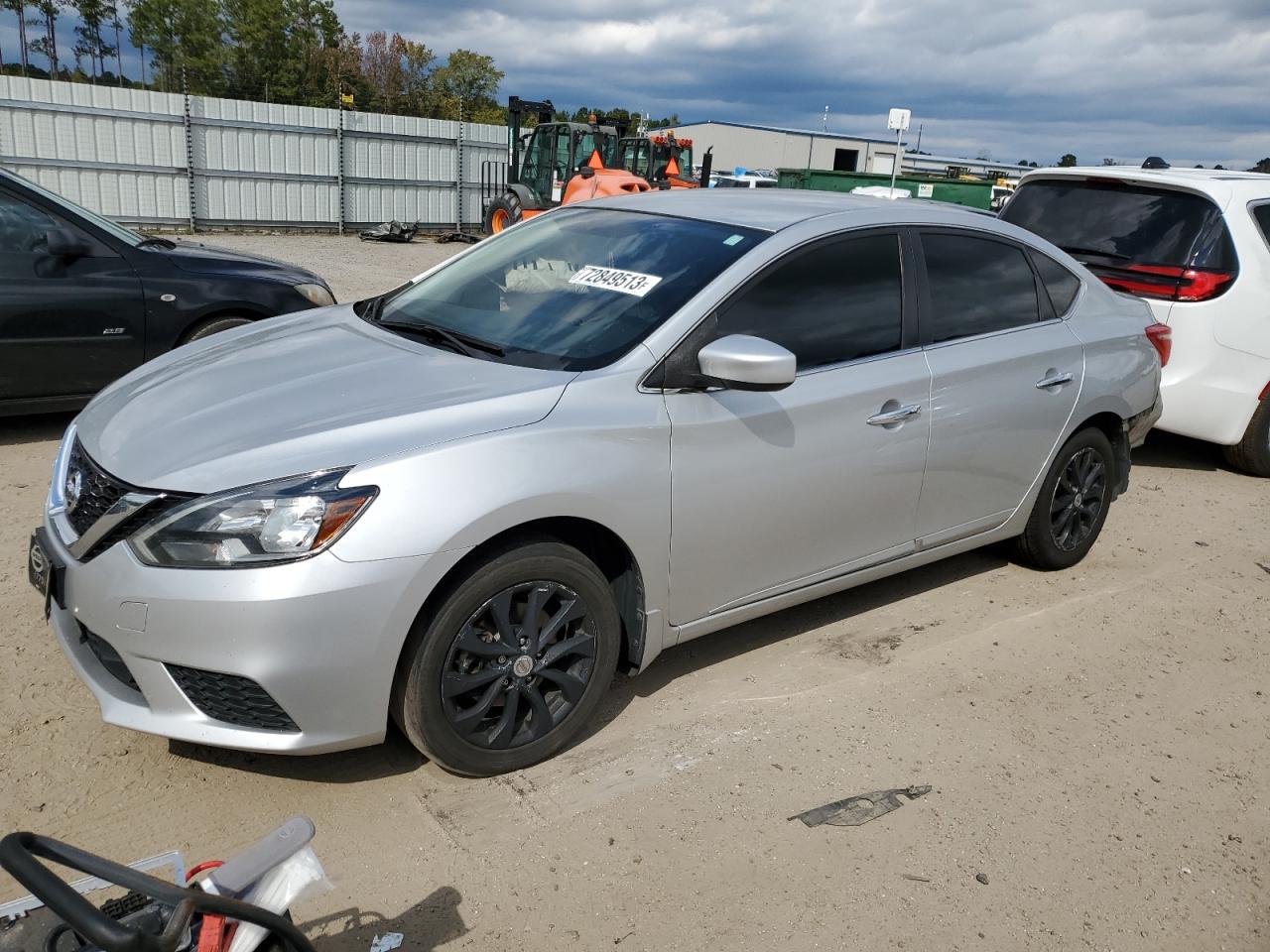 Image 1 of 2019 NISSAN SENTRA S 2019 with VIN 3N1AB7AP1KY210721