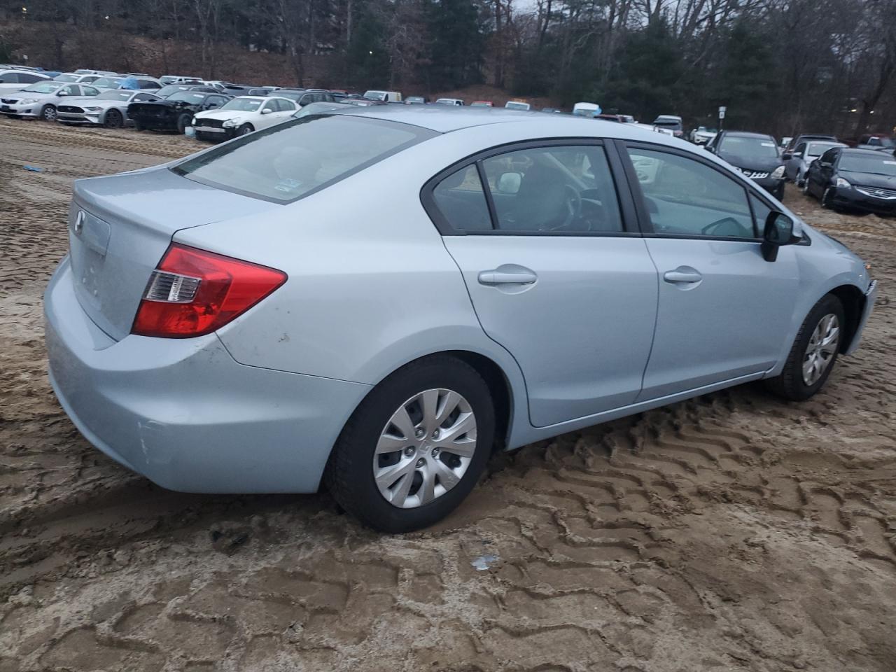 Image 3 of 2012 HONDA CIVIC LX 2012 with VIN 2HGFB2F54CH597965