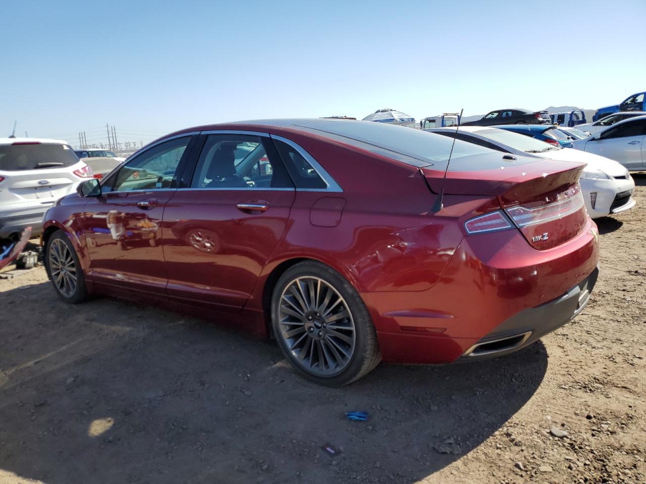 Image 2 of 2014 LINCOLN MKZ HYBRID 2014 with VIN 3LN6L2LU6ER816502