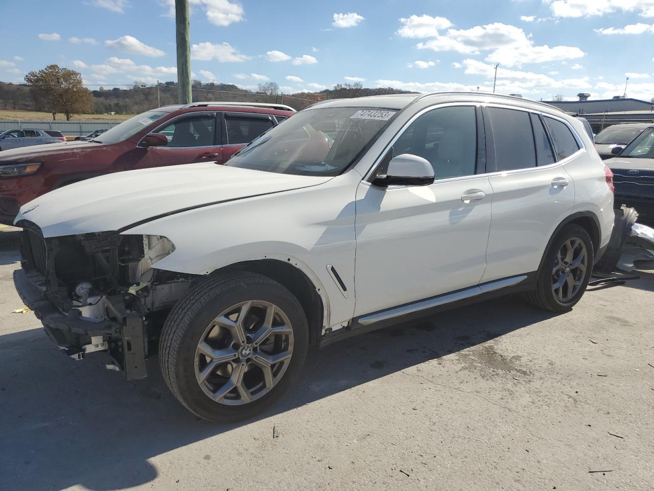 Image 1 of 2021 BMW X3 XDRIVE30I 2021 with VIN 5UXTY5C0XM9F13399