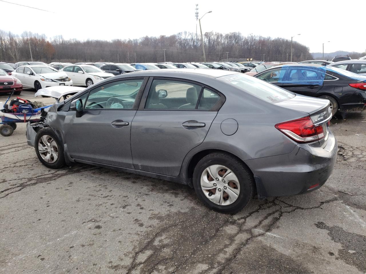 Изображение 2 2013 HONDA CIVIC LX 2013 с VIN 19XFB2F50DE045438
