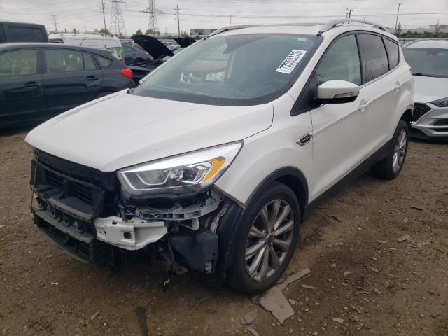 Image 1 of 2017 FORD ESCAPE TITANIUM 2017 with VIN 1FMCU9J92HUD57828