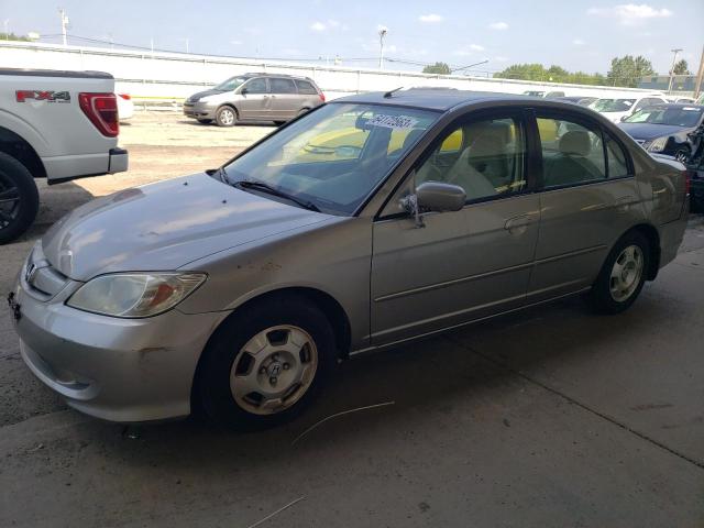 Image 1 of 2005 HONDA CIVIC HYBRID 2005 with VIN JHMES966X5S009704