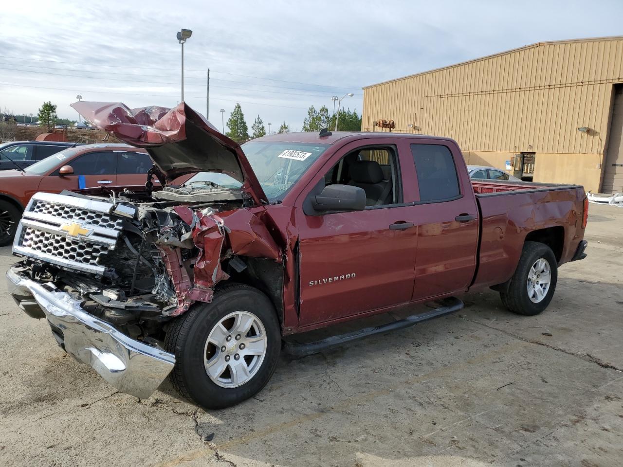 Image 1 of 2014 CHEVROLET SILVERADO C1500 LT 2014 with VIN 1GCRCREH2EZ296580
