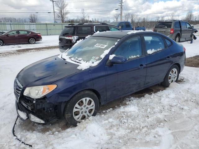 Image 1 of 2010 HYUNDAI ELANTRA BLUE 2010 with VIN KMHDU4AD0AU164949