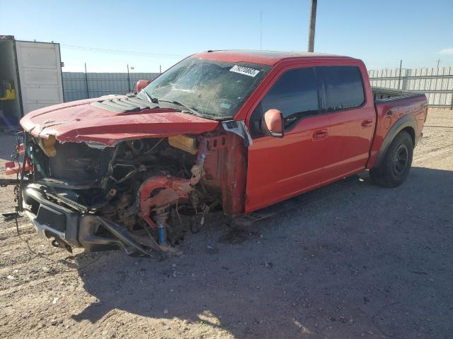 Image 1 of 2018 FORD F150 RAPTOR 2018 with VIN 1FTFW1RG3JFD11452