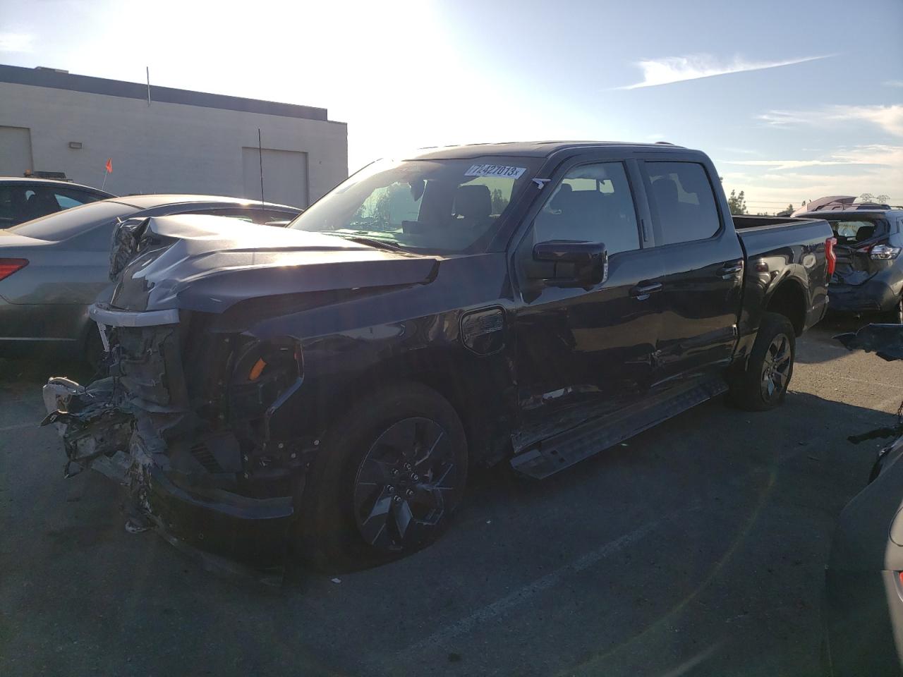 Image 1 of 2022 FORD F150 LIGHTNING PRO 2022 with VIN 1FTVW1EL8NWG11153