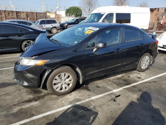 Image 1 of 2012 HONDA CIVIC LX 2012 with VIN 19XFB2F57CE300911