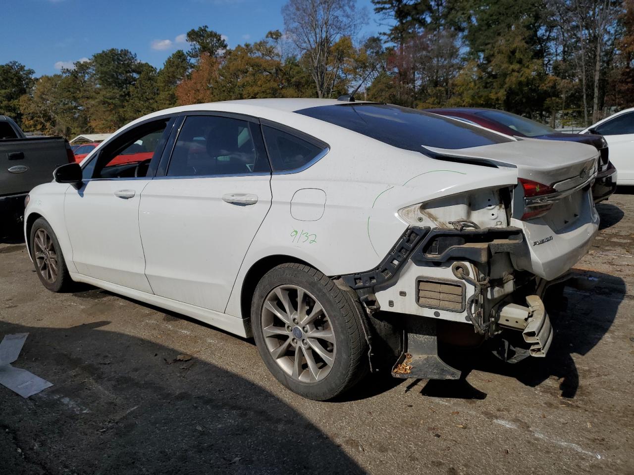 Изображение 2 2017 FORD FUSION SE 2017 с VIN 3FA6P0H7XHR196795