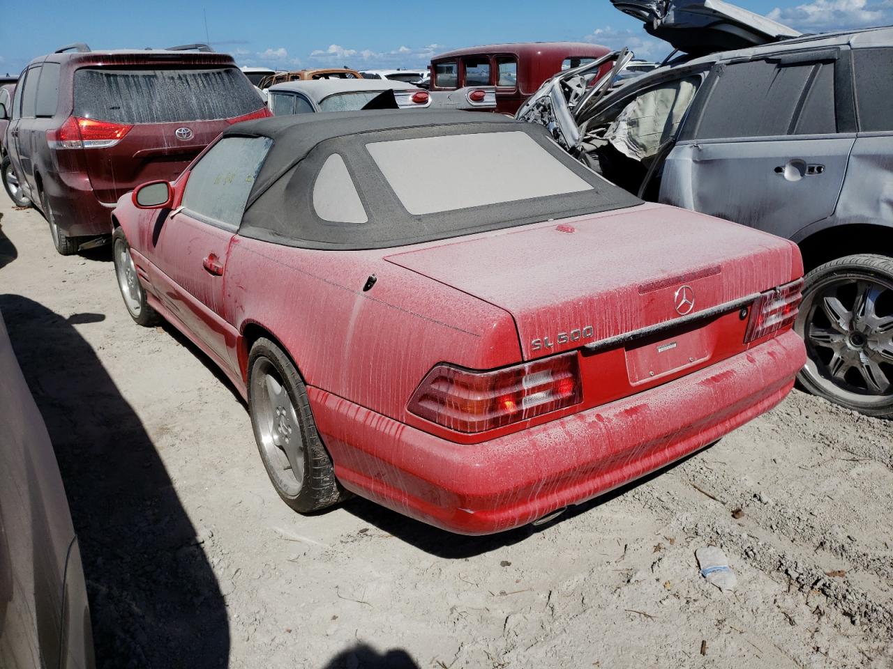 Image 3 of 2002 MERCEDES-BENZ SL 500 2002 with VIN WDBFA68F62F201693